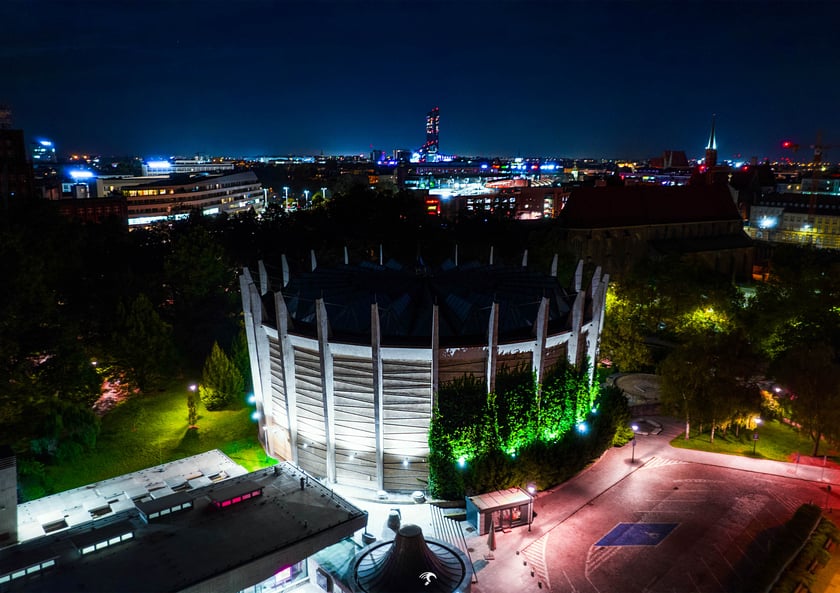 Na zdjęciu Wrocław - zdjęcie z drona