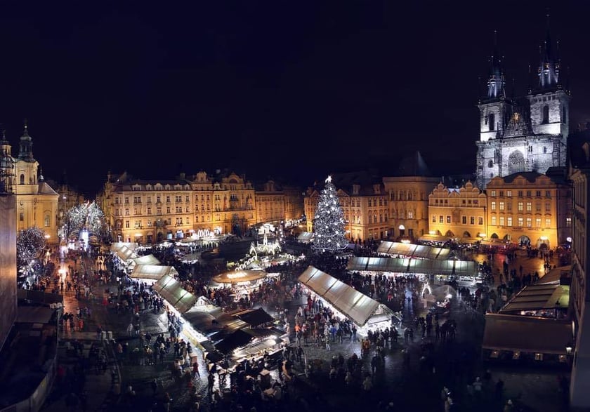 Jarmark bożonarodzeniowy w Pradze
