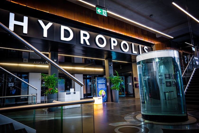 Na zdjęciu widać wrocławskie Hydropolis, które świętuje w tym roku siódme urodziny