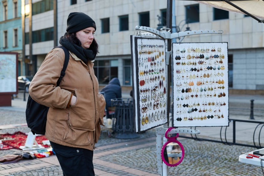 Na zdjęciu giełda staroci we Wrocławiu