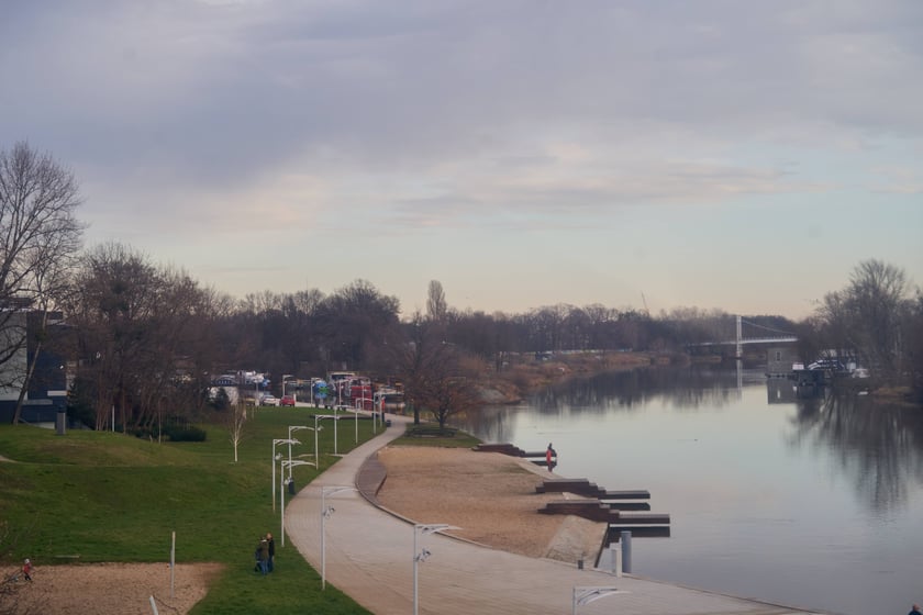 Widoki Wrocławia z kolei linowej Polinka