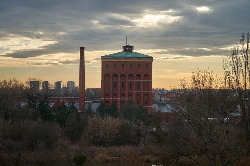 Widoki Wrocławia z kolei linowej Polinka