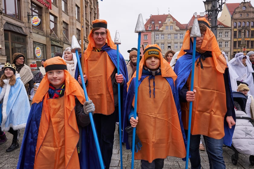 Na zdjęciu Orszak Trzech Króli we Wrocławiu z 2023 roku
