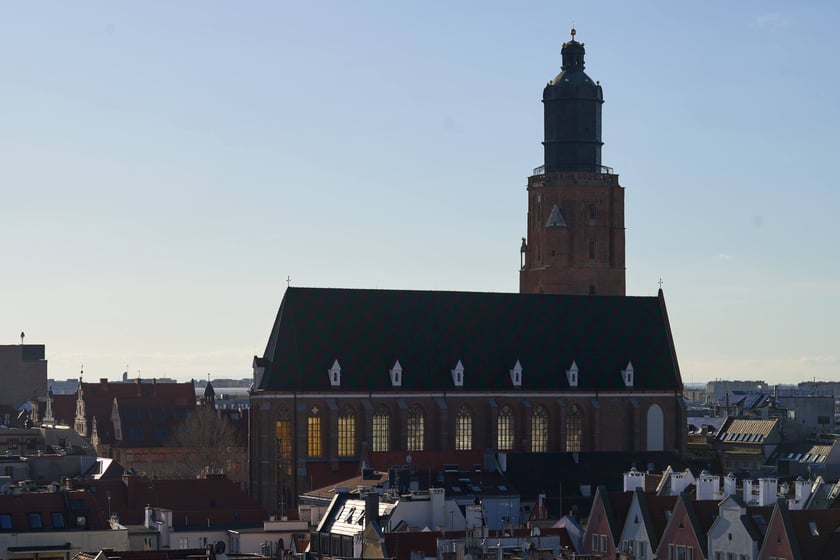 Widok na Wrocław z Wieży Matematycznej