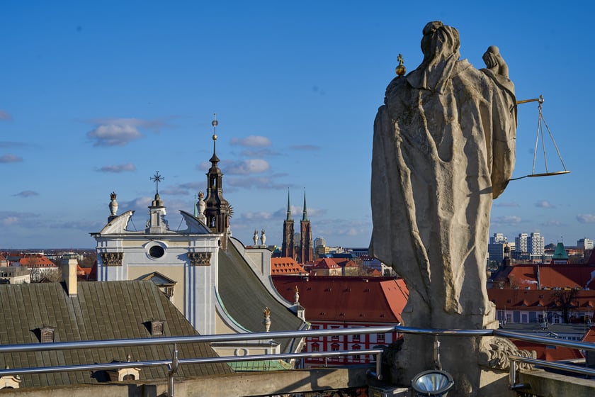 Widok na Wrocław z Wieży Matematycznej