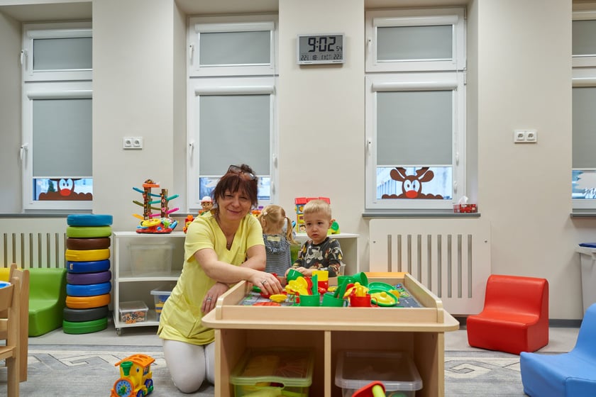 Zdjęcie z uroczystego otwarcia żłobka numer 5 po remoncie kapitalnym