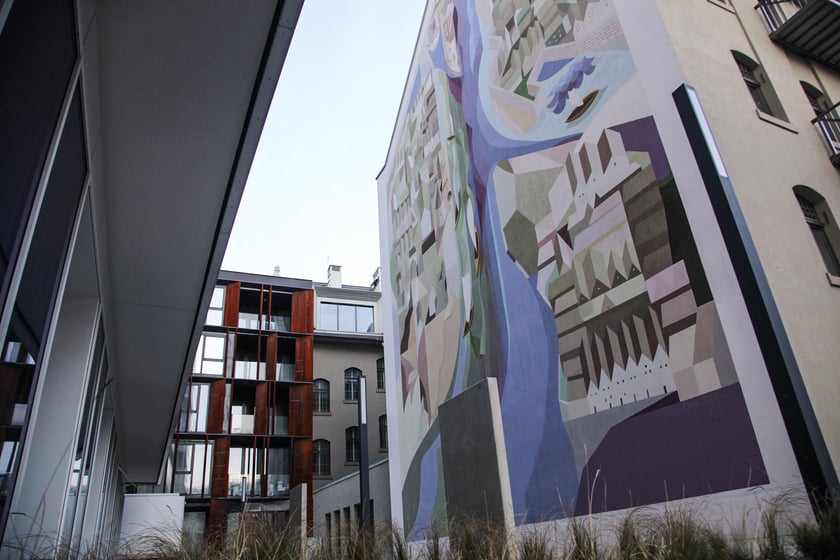 Nadodrzańskie bulwary w centrum miasta wyremontowano ostatnio w wielu miejscach