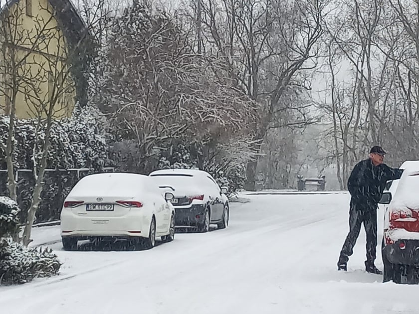 Zima we Wrocławiu. Osiedle Stabłowice w śniegu 21.01.2023