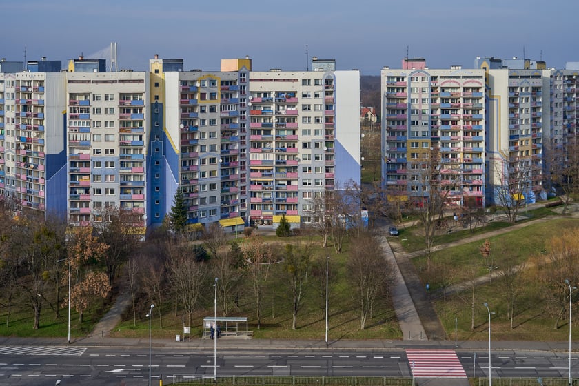 Osiedle Kozanów z lotu ptaka