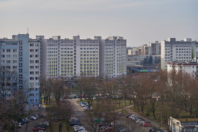 Osiedle Kozanów z lotu ptaka