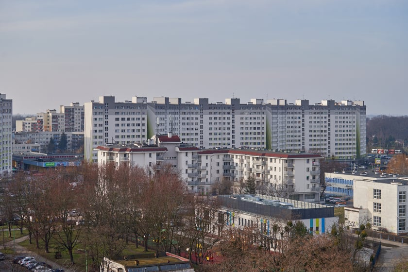 Osiedle Kozanów z lotu ptaka