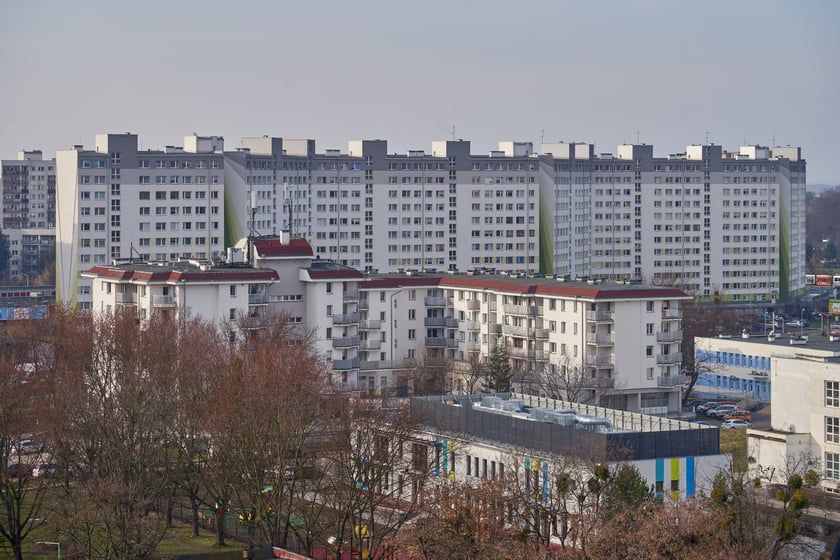 Osiedle Kozanów z lotu ptaka