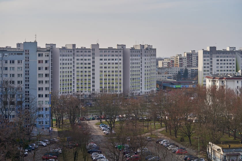 Osiedle Kozanów z lotu ptaka