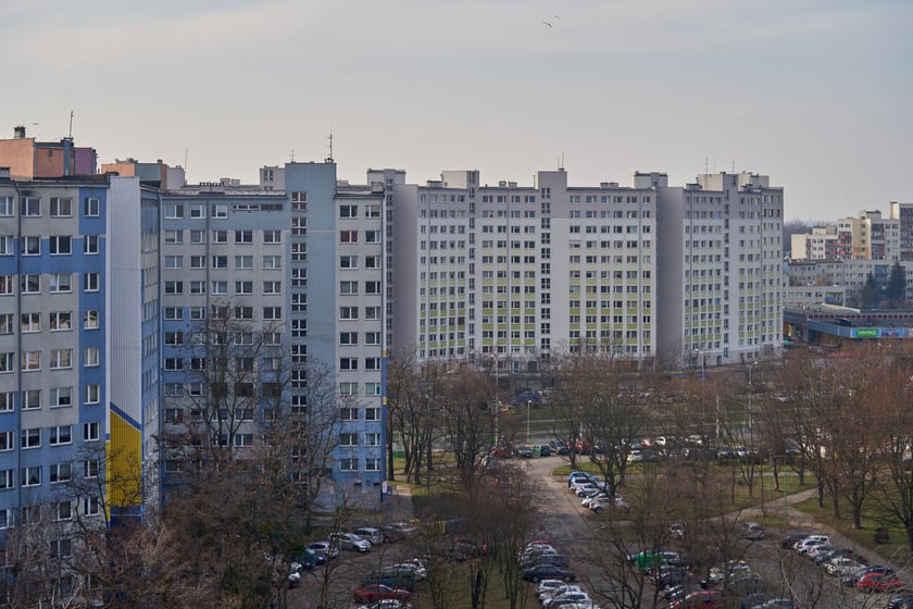 Osiedle Kozanów z lotu ptaka