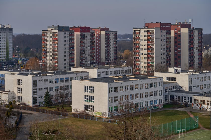 Osiedle Kozanów z lotu ptaka