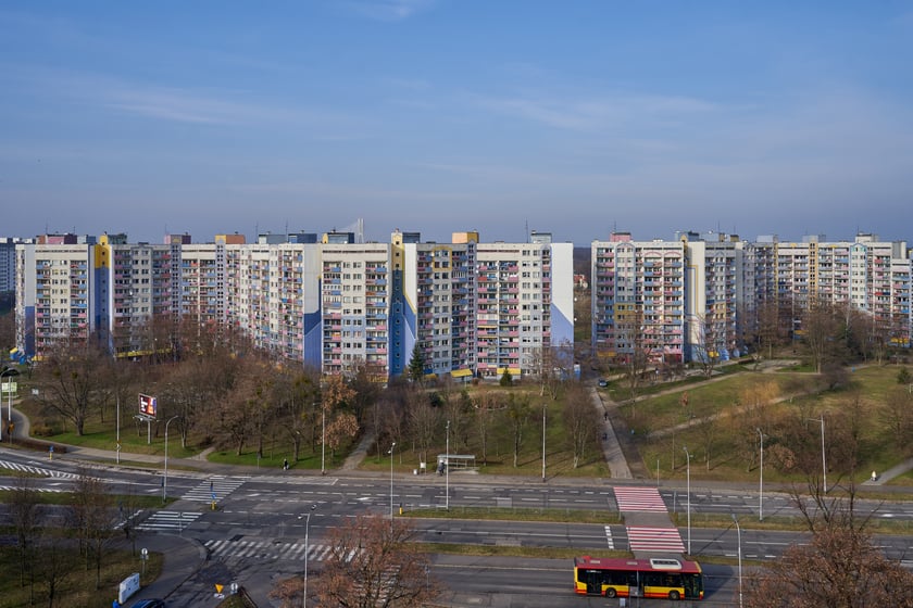 Osiedle Kozanów z lotu ptaka