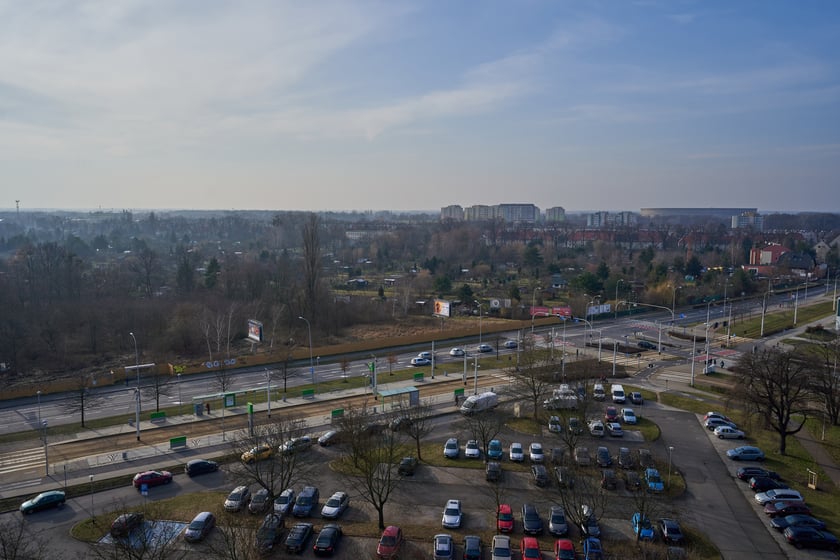 Osiedle Kozanów z lotu ptaka