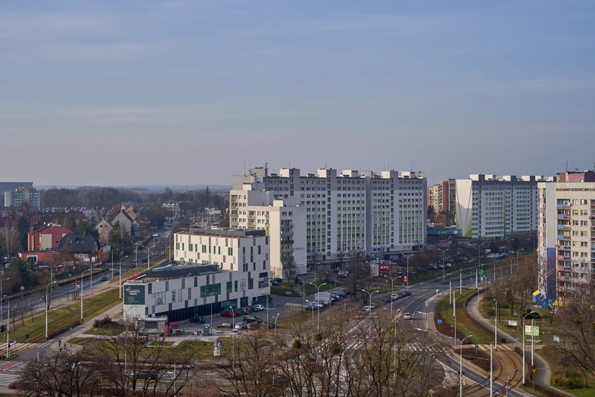 Osiedle Kozanów z lotu ptaka