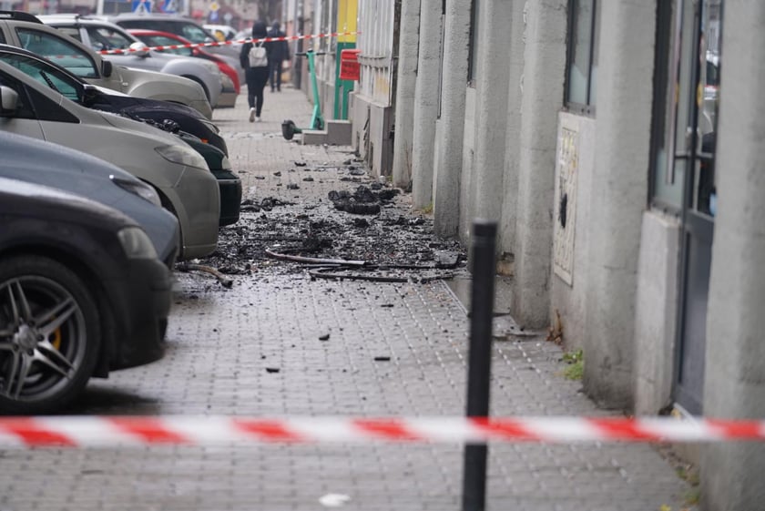 Pożar w kamienicy przy ul. Kościuszki