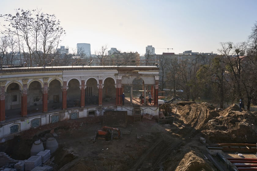 Remont Wzgórza Partyzantów w lutym 2023