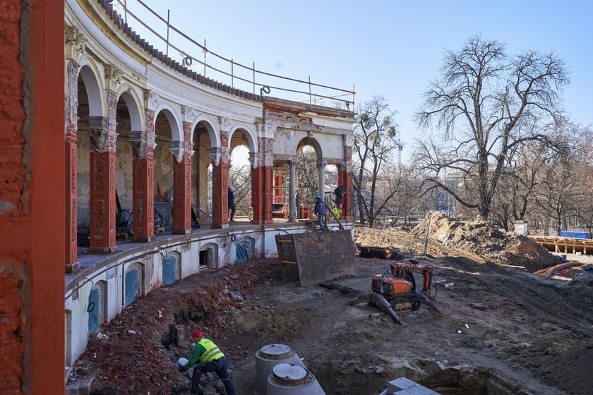 Remont Wzgórza Partyzantów w lutym 2023