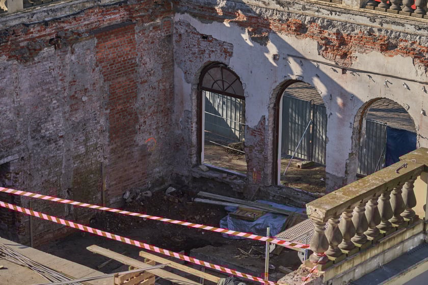Remont Wzgórza Partyzantów w lutym 2023