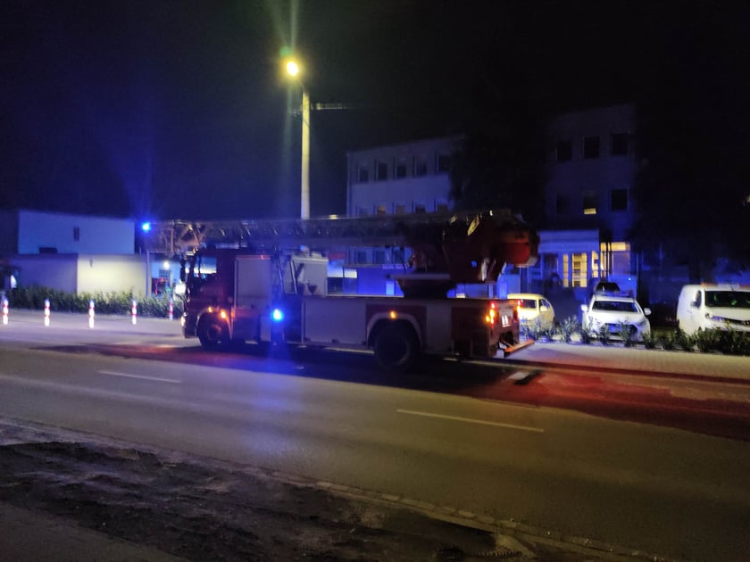 Na zdjęciu akcja gaśnicza w Kiełczowie