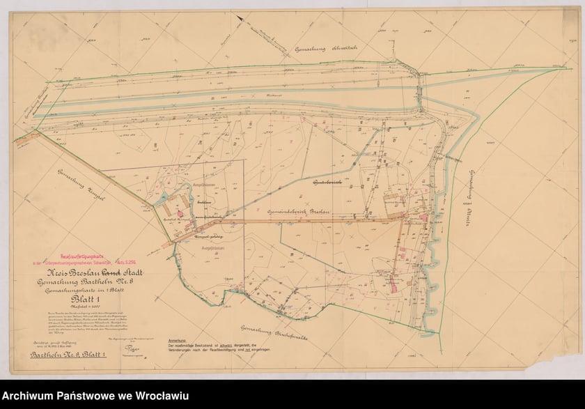 Sępolno i Bartoszowice w roku 1923