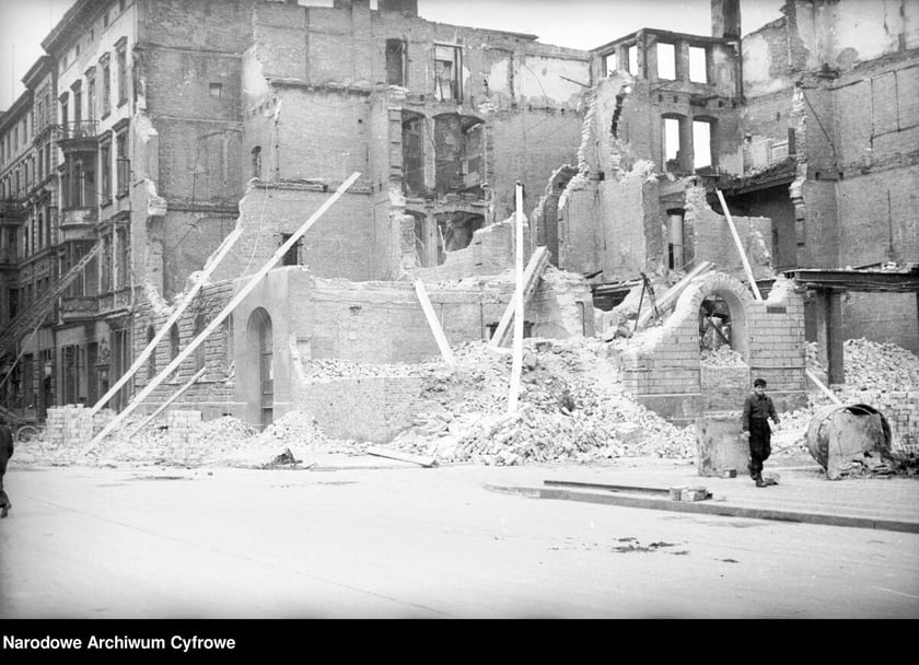 Prace rozbiórkowe we Wrocławiu, lata 1948-1949