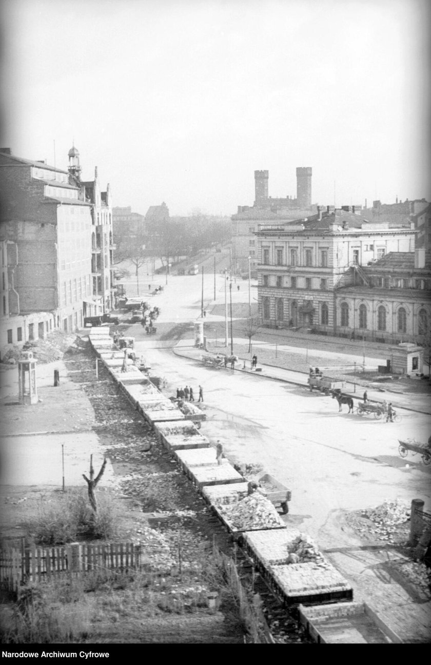 Prace rozbiórkowe we Wrocławiu, lata 1948-1949