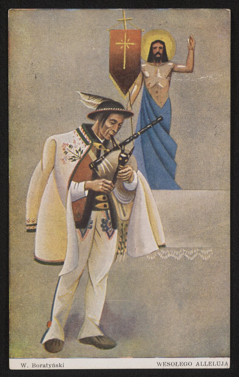 Przedwojenne kartki wielkanocne ze zbiorów Polony