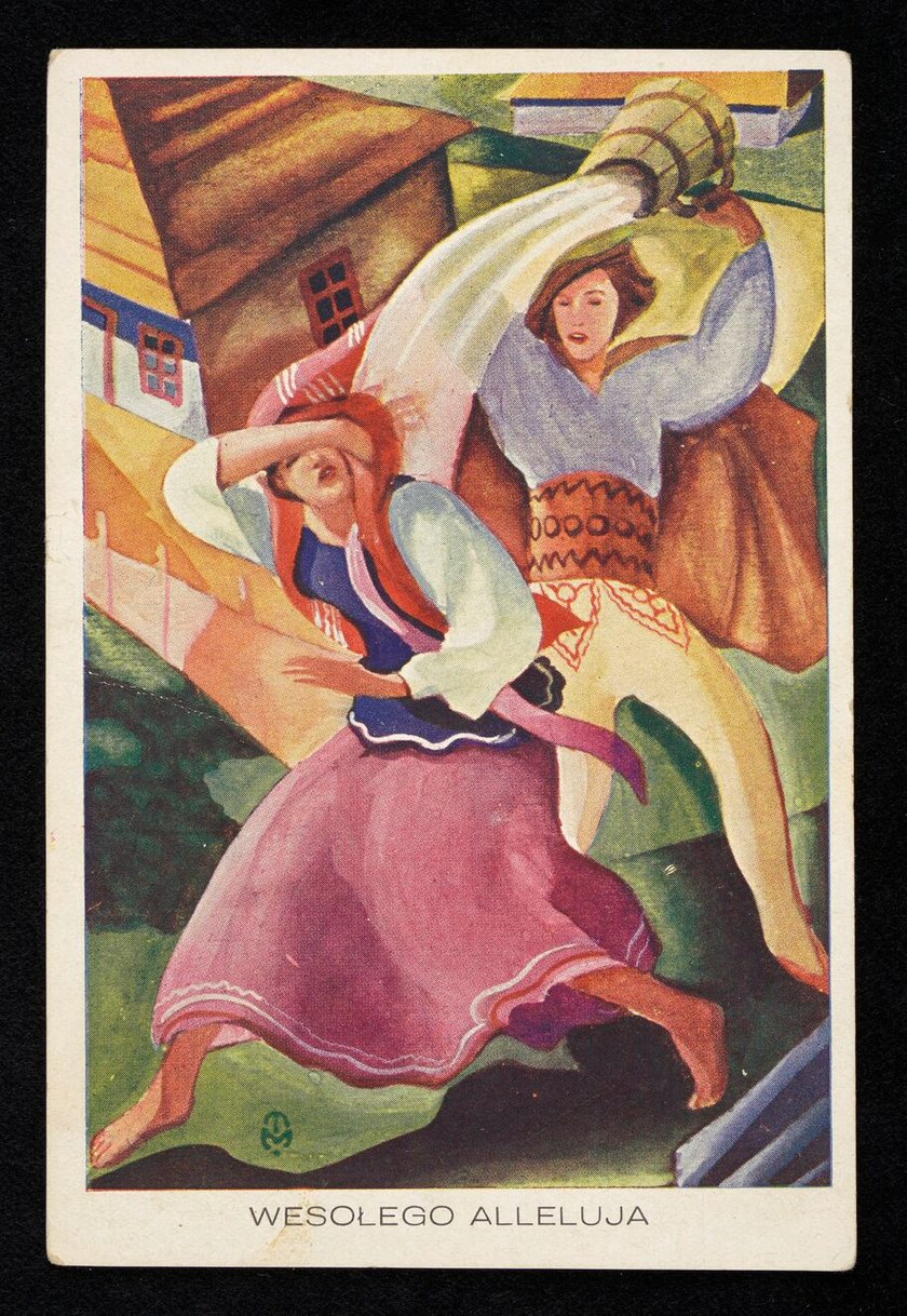 Przedwojenne kartki wielkanocne ze zbiorów Polony
