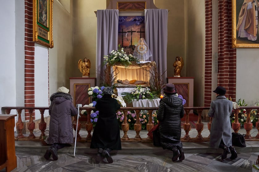 Gr&oacute;b Pański w w kościele Bożego Ciała