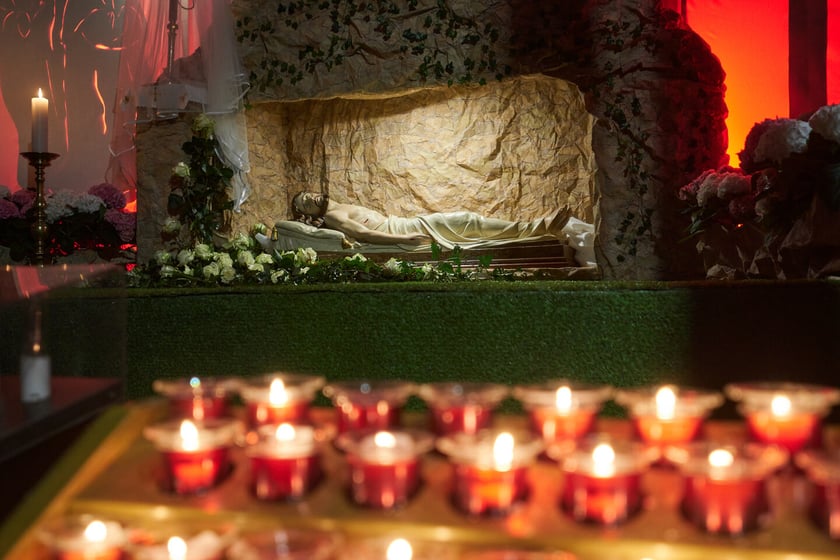 Gr&oacute;b Pański w Katedrze św. Jana Chrzciciela