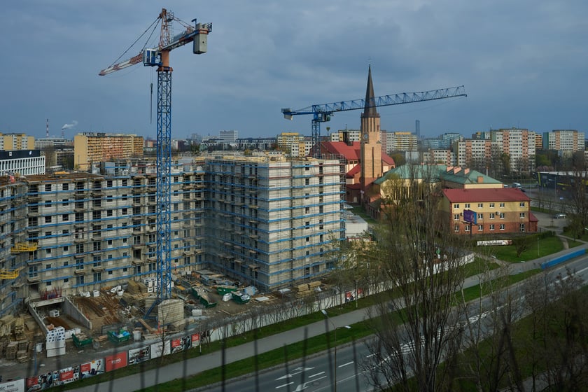 Panorama Gądowa Małego, wrocławskiego osiedla