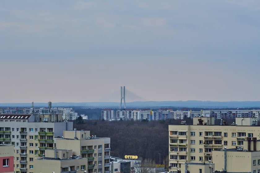 Panorama Gądowa Małego, wrocławskiego osiedla