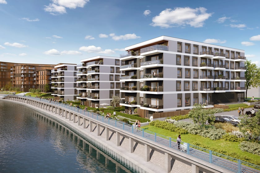 Wizualizacja inwestycji Apartamenty nad Rzeką