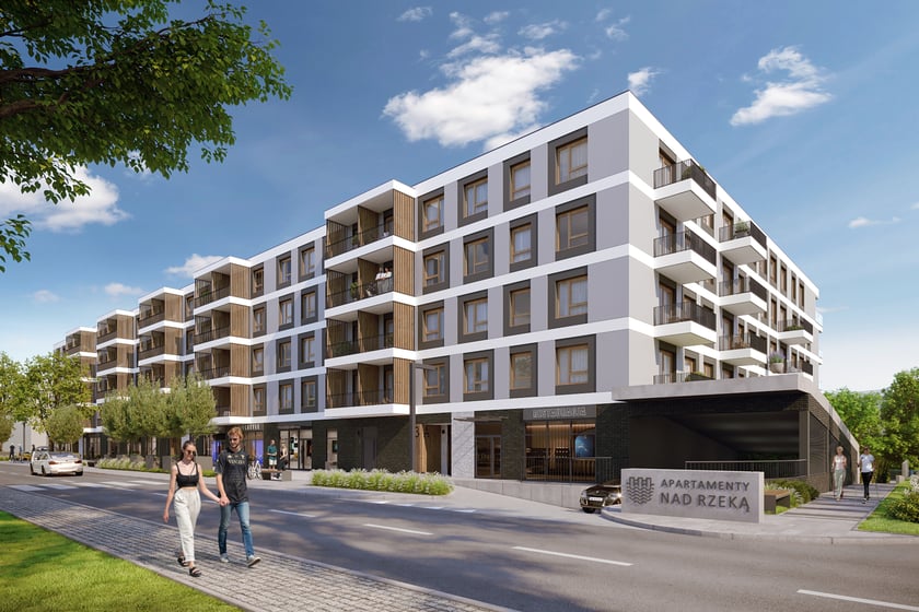Wizualizacja inwestycji Apartamenty nad Rzeką