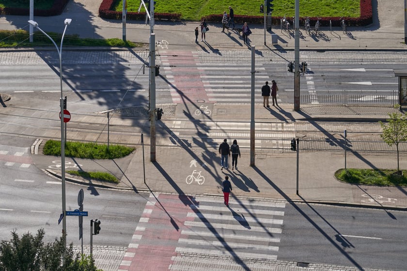 Panorama Wrocławia z perspektywy Krzyków - maj 2023