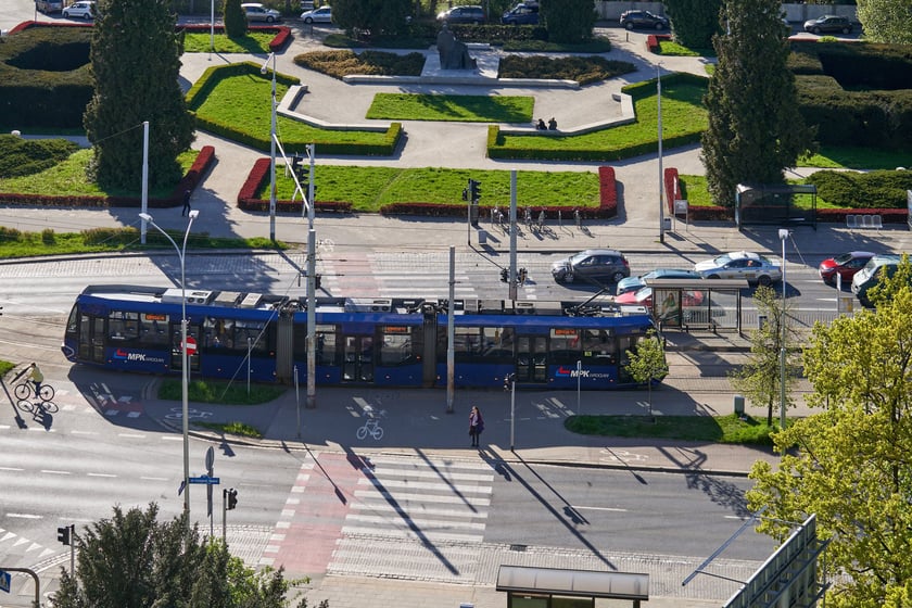 Panorama Wrocławia z perspektywy Krzyków - maj 2023