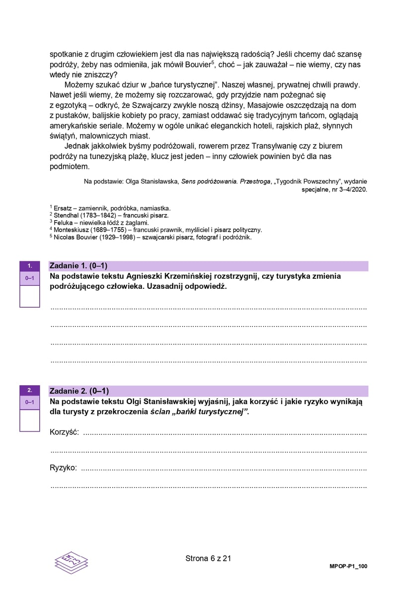 Matura z j. polskiego (formuła 2023)