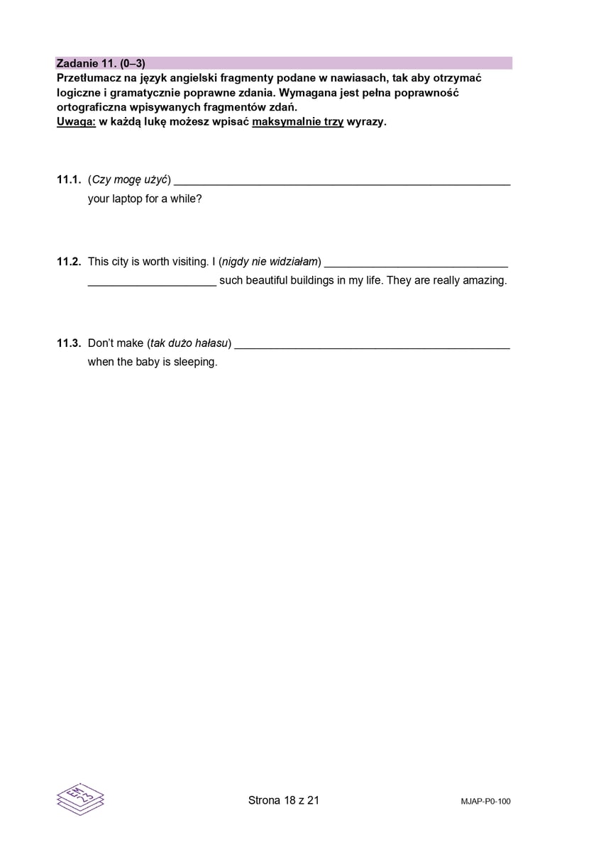 Matura z j. angielskiego (formuła 2023)