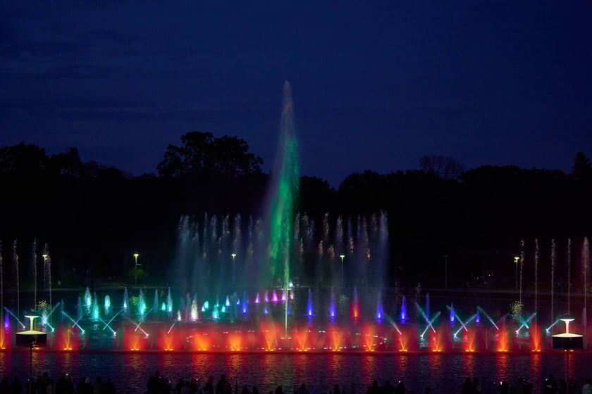 Pierwszy pokaz specjalny Fontanny Multimedialnej w sezonie 2023 - 5 maja 2023 r.