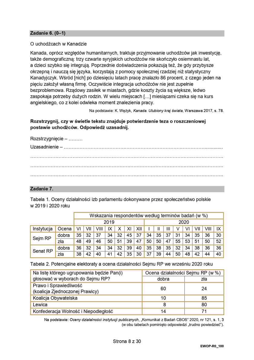 Matura z WOS-u na poziomie rozszerzonym (formuła 2015)