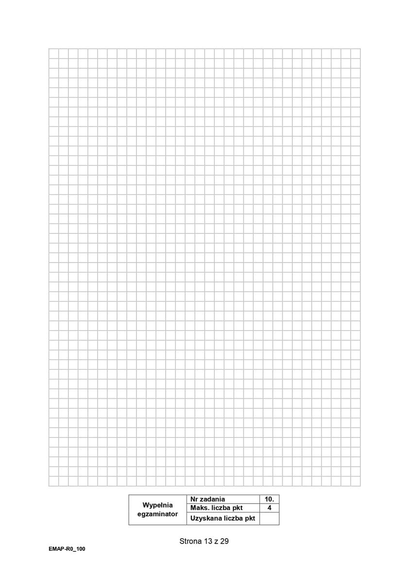 Arkusz z matematyki, poziom rozszerzony (formuła 2015)