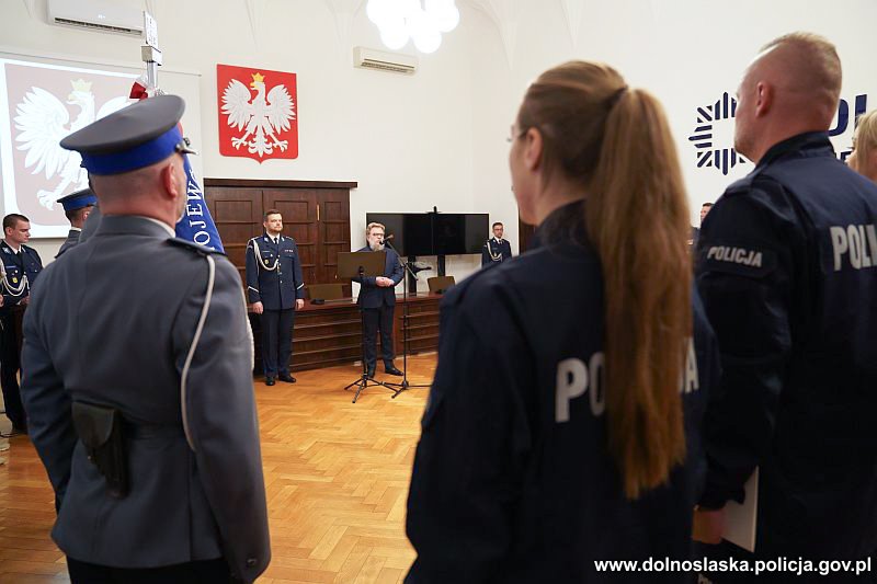 Ślubowanie nowych policjantów, Wrocław, 15.05.2023