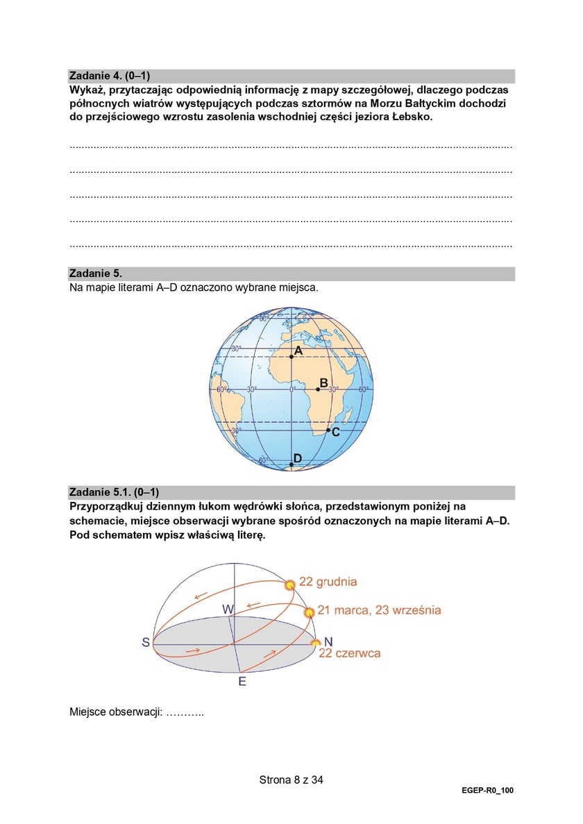 Matura z geografii (poziom rozszerzony)