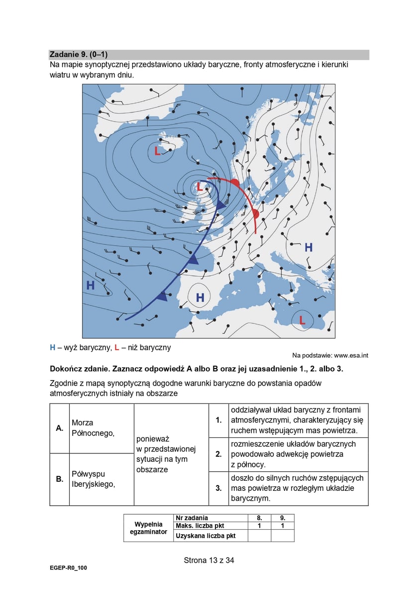 Matura z geografii (poziom rozszerzony)