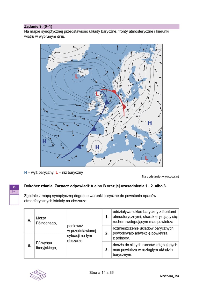 Matura z geografii (poziom rozszerzony)