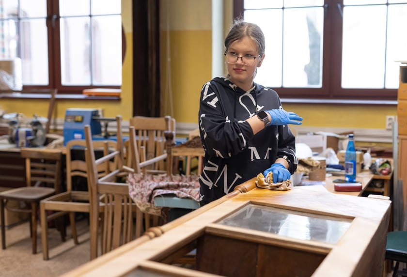 Pracownia renowacji mebli w Centrum Kreatywności Talent